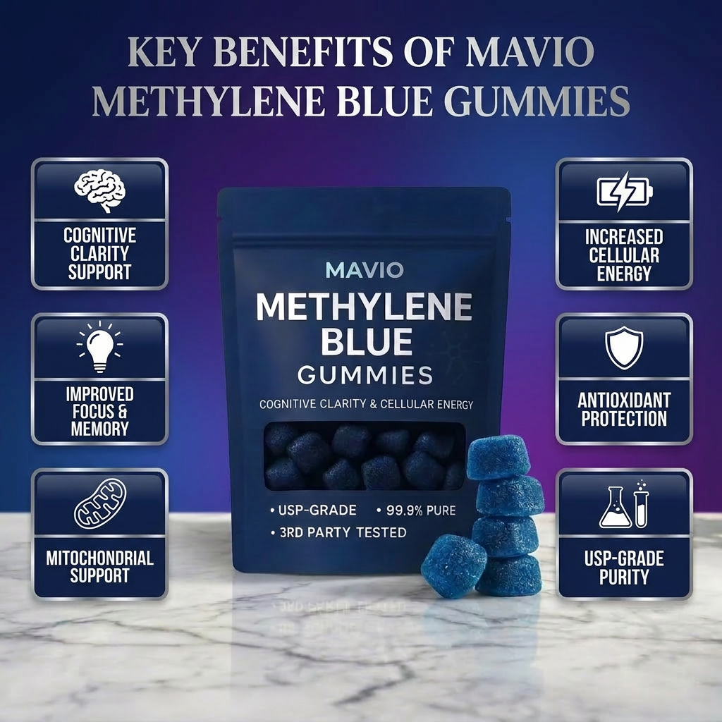 MAVIO - METHYLENE BLUE GUMMIES FOR NERVE PAIN RELIEF